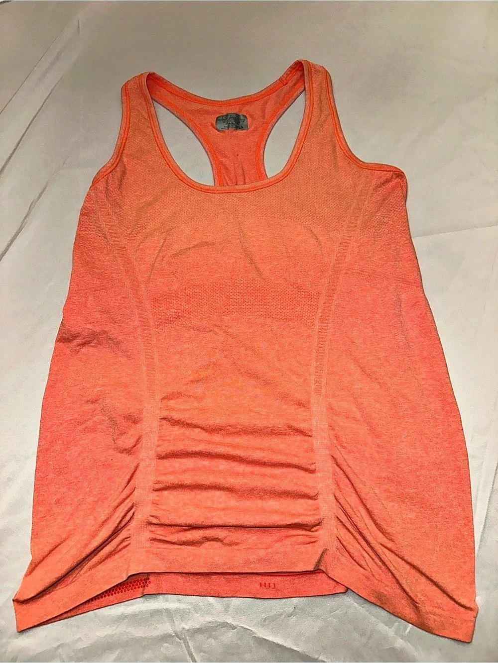 Athleta Breezy Tank Athletic Tank Top Orange XL